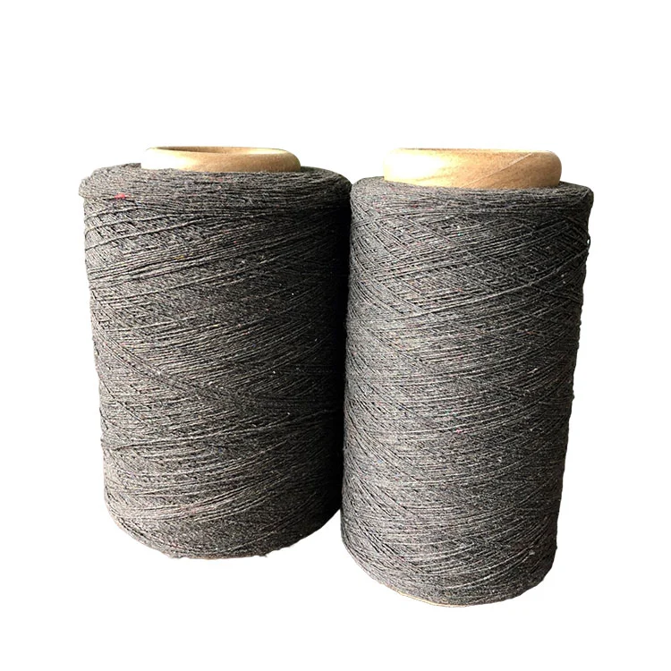 Benang sarung tangan kelabu gelap NE 3.5